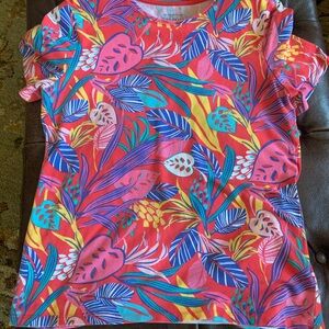 Talbots multicolored short sleeve  t shirt